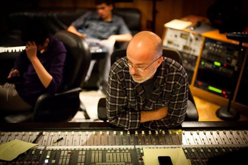 Jim Reitzel at the recording console